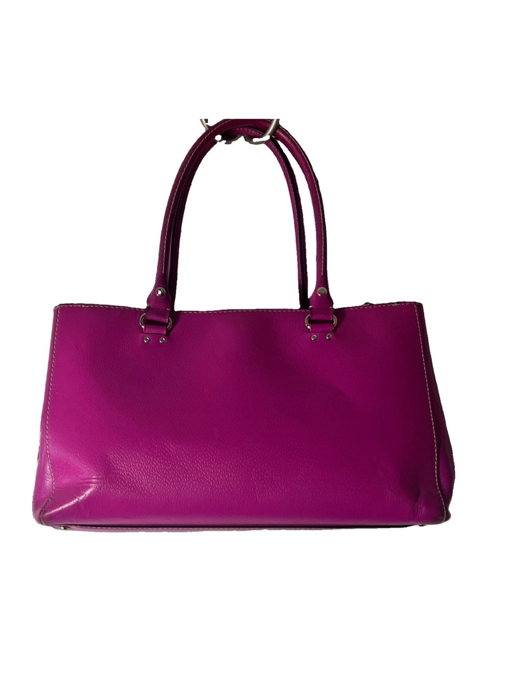 kate spade Fuchsia Leather Shoulder Tote large